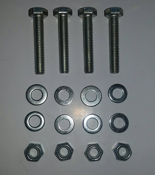 (Snow Blower) Auger Shear Bolts/Nuts (M6x1.0x35)(Pack of 4)