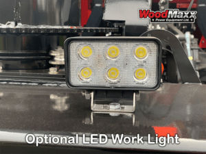Image of an optional LED work light on a 48 inch snowblower